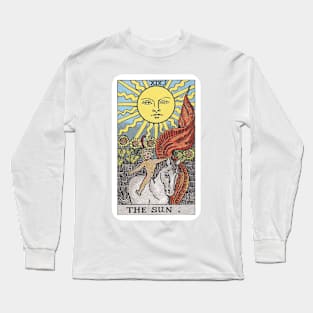 The Sun, Raider Waite Tarot, Divination Tarot Long Sleeve T-Shirt